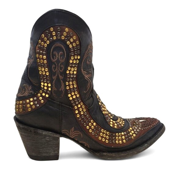 OLD GRINGO Snake Studded Zipper Boot - Picture 1 of 13